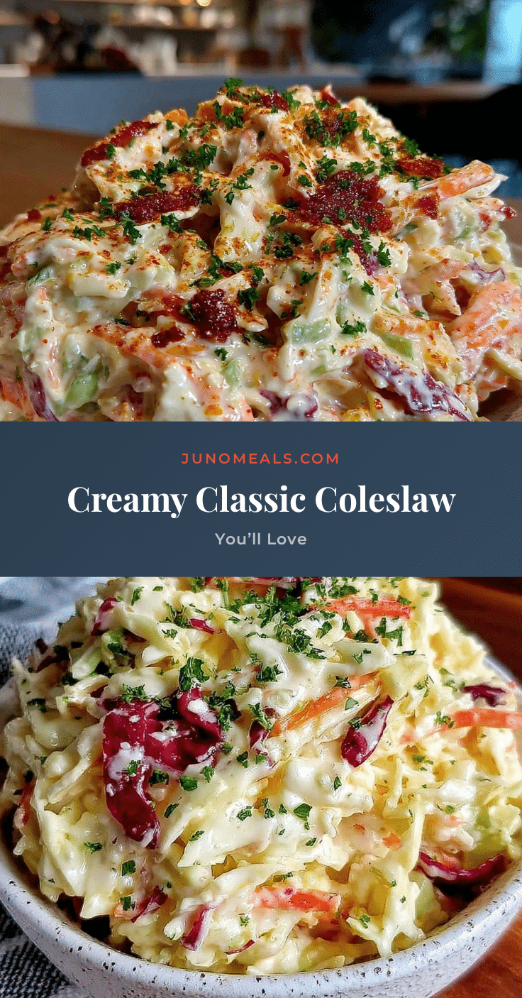 creamy coleslaw classic recipe recipe