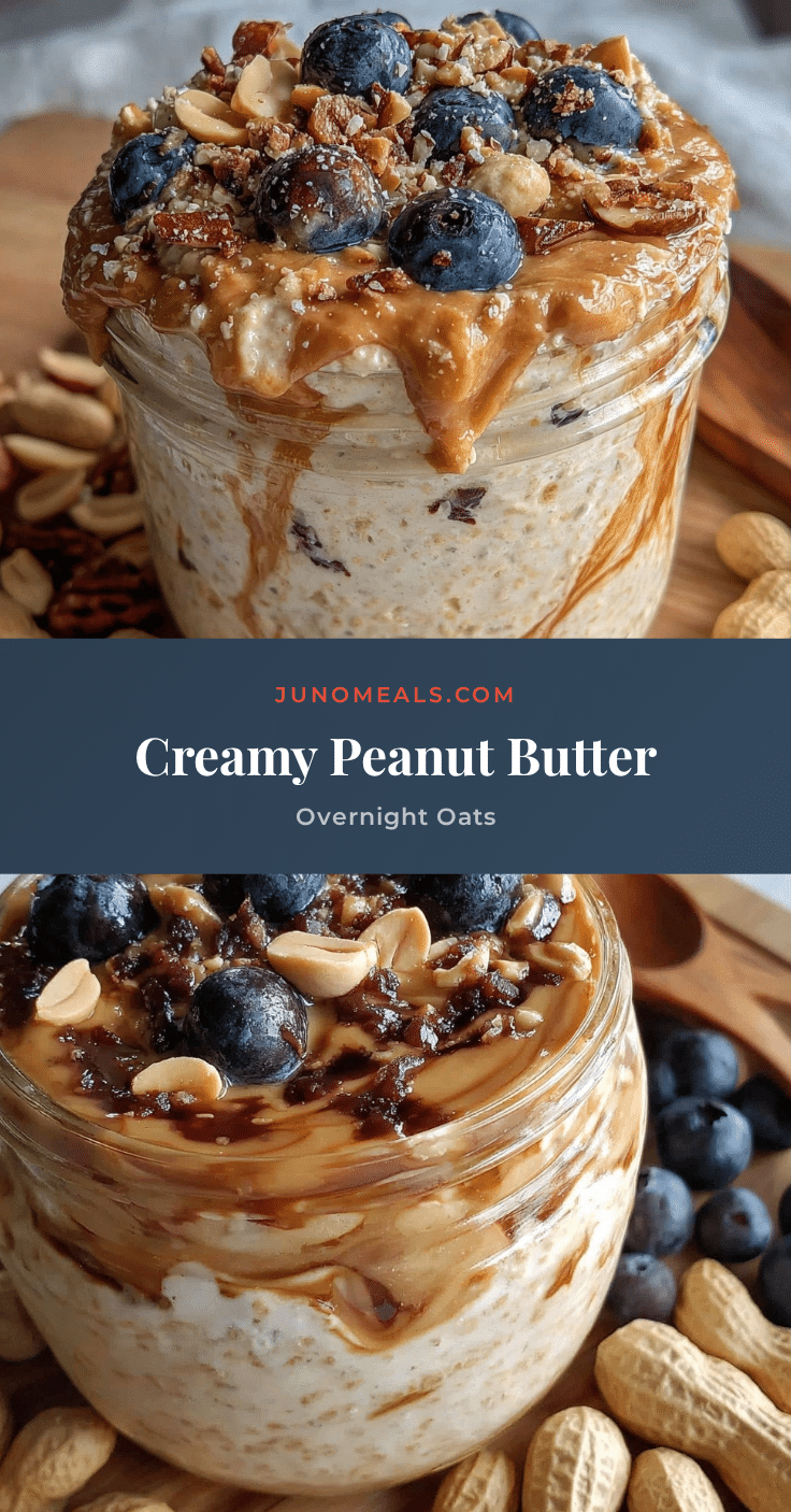 creamy peanut butter overnight oats recipe