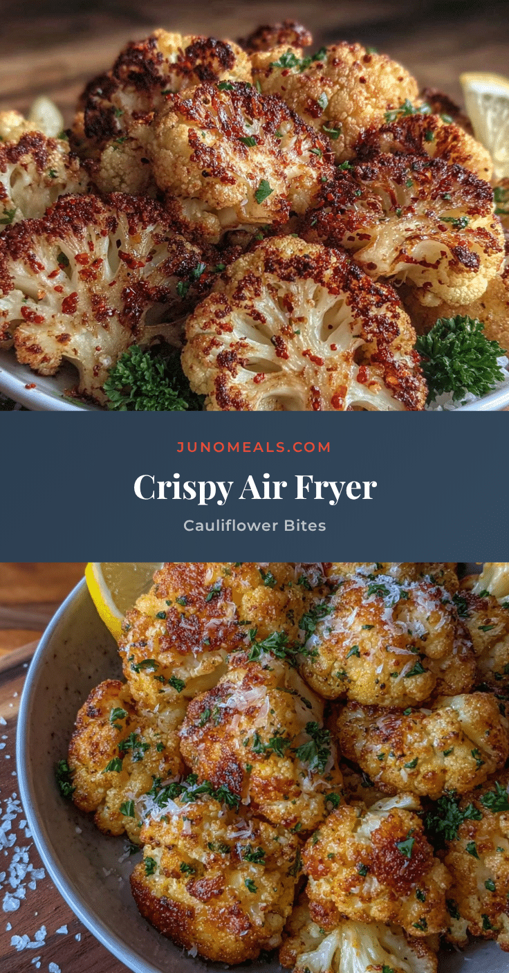 crispy air fryer cauliflower bites recipe