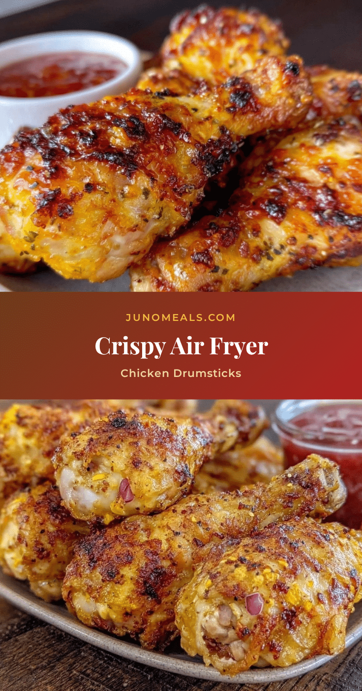 crispy air fryer chicken drumsticks recipe