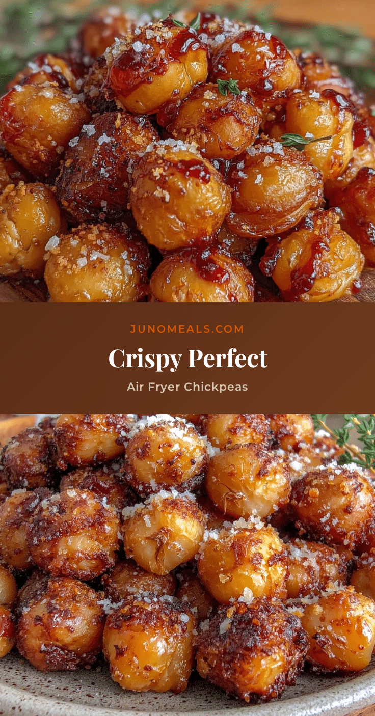 crispy air fryer chickpeas recipe