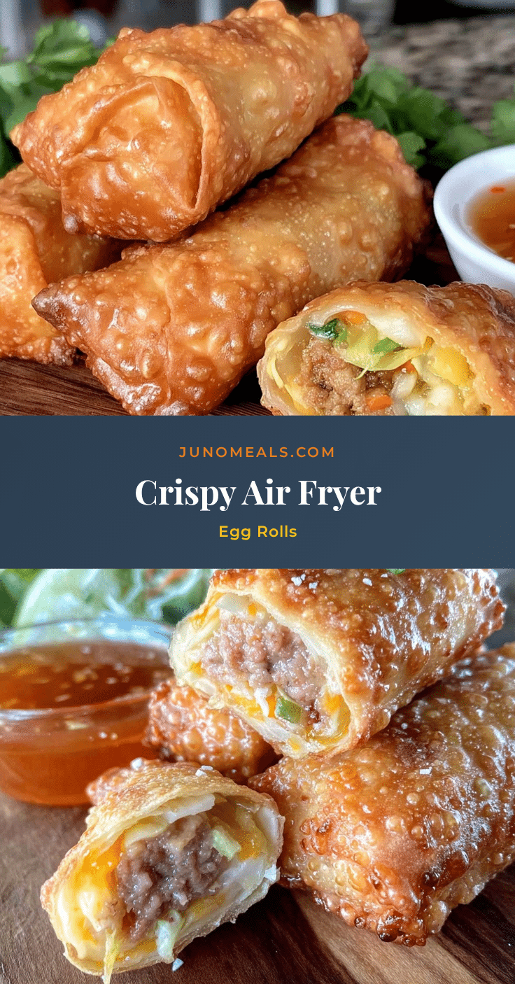 crispy air fryer egg rolls recipe
