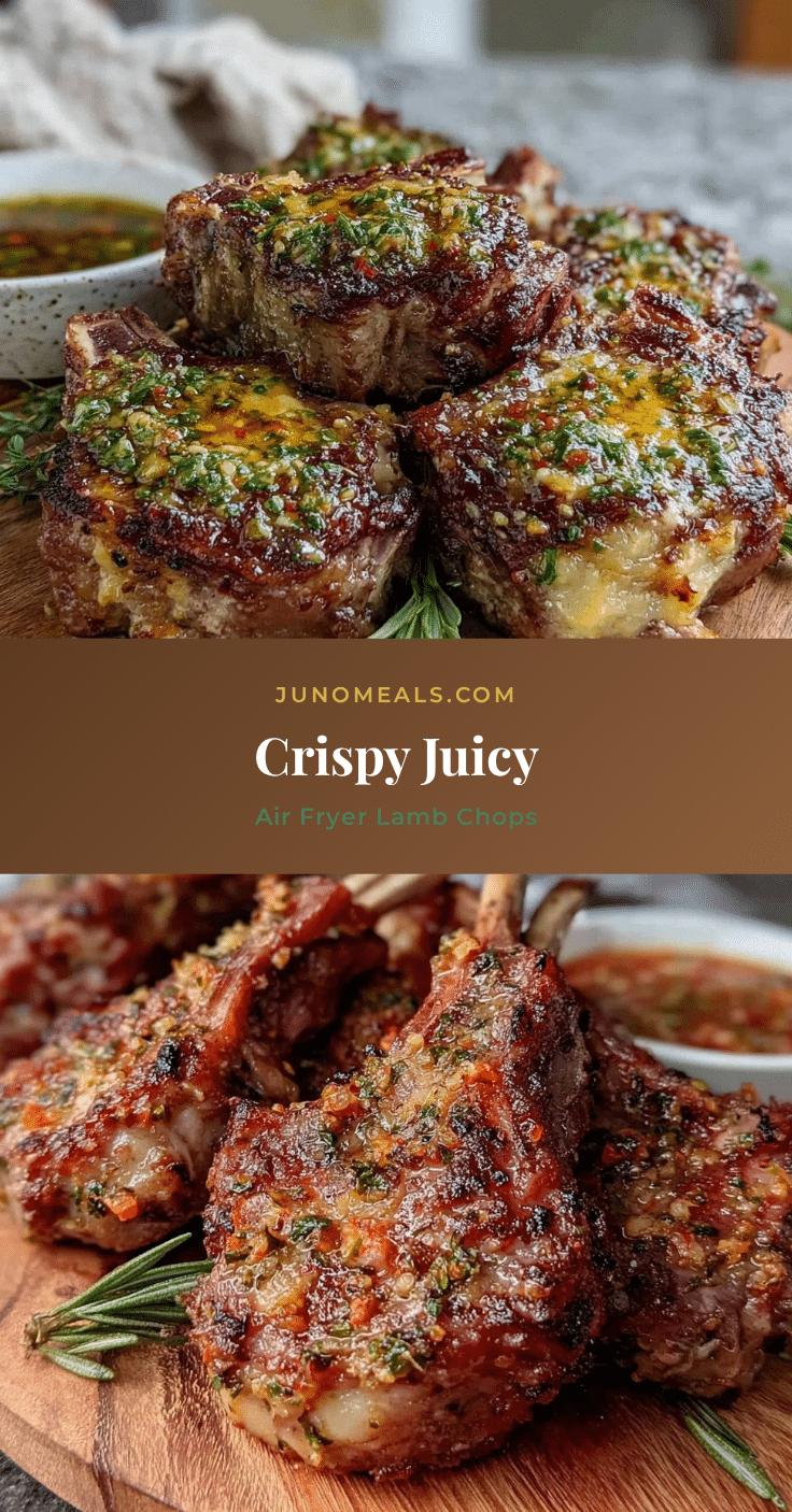crispy air fryer lamb chops recipe