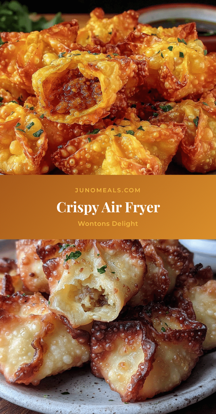 crispy air fryer wontons recipe