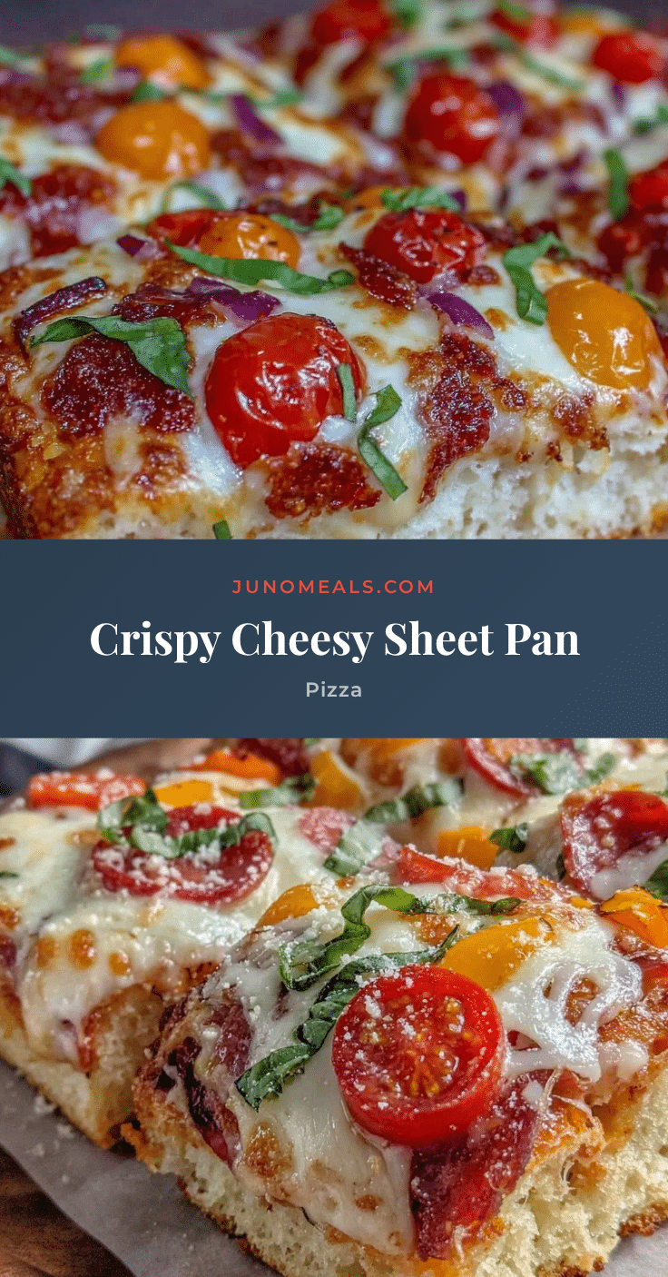 crispy cheesy sheet pan pizza recipe
