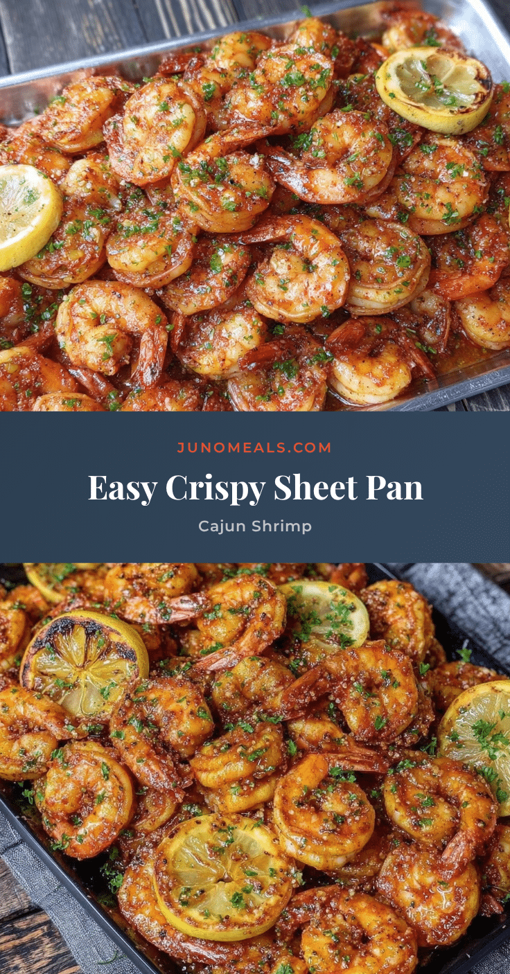 crispy sheet pan cajun shrimp recipe