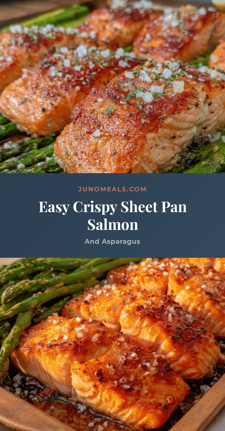 crispy sheet pan salmon and asparagus recipe