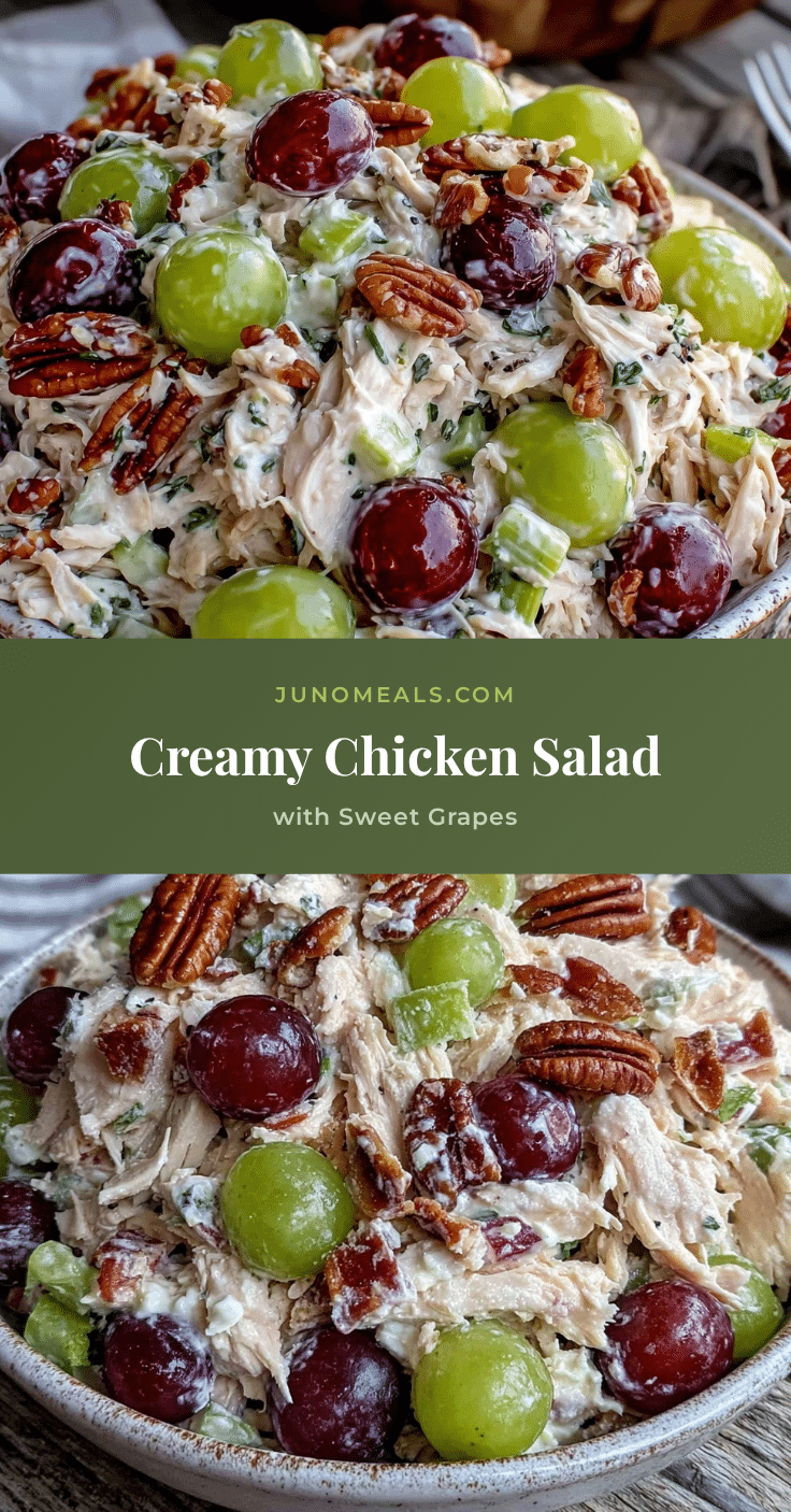 fresh chicken salad with grapes recipe