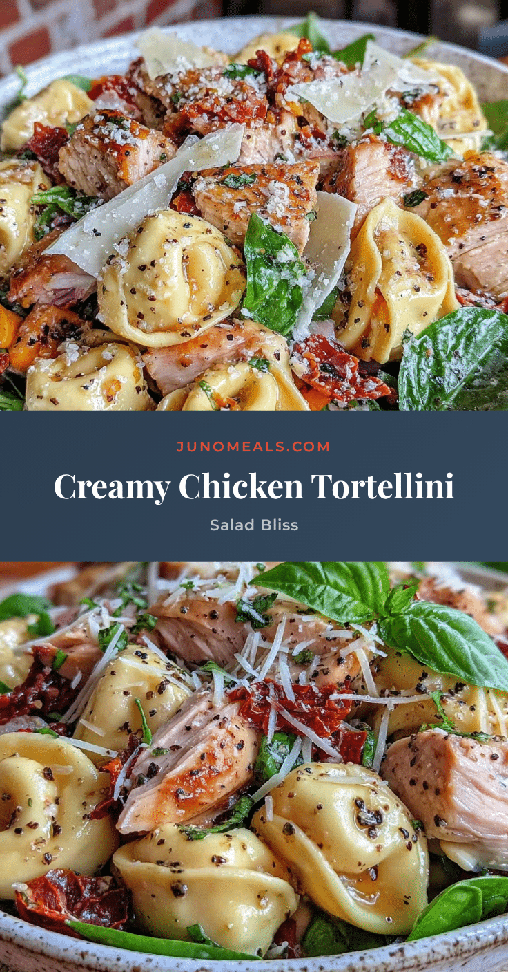 fresh chicken tortellini salad recipe