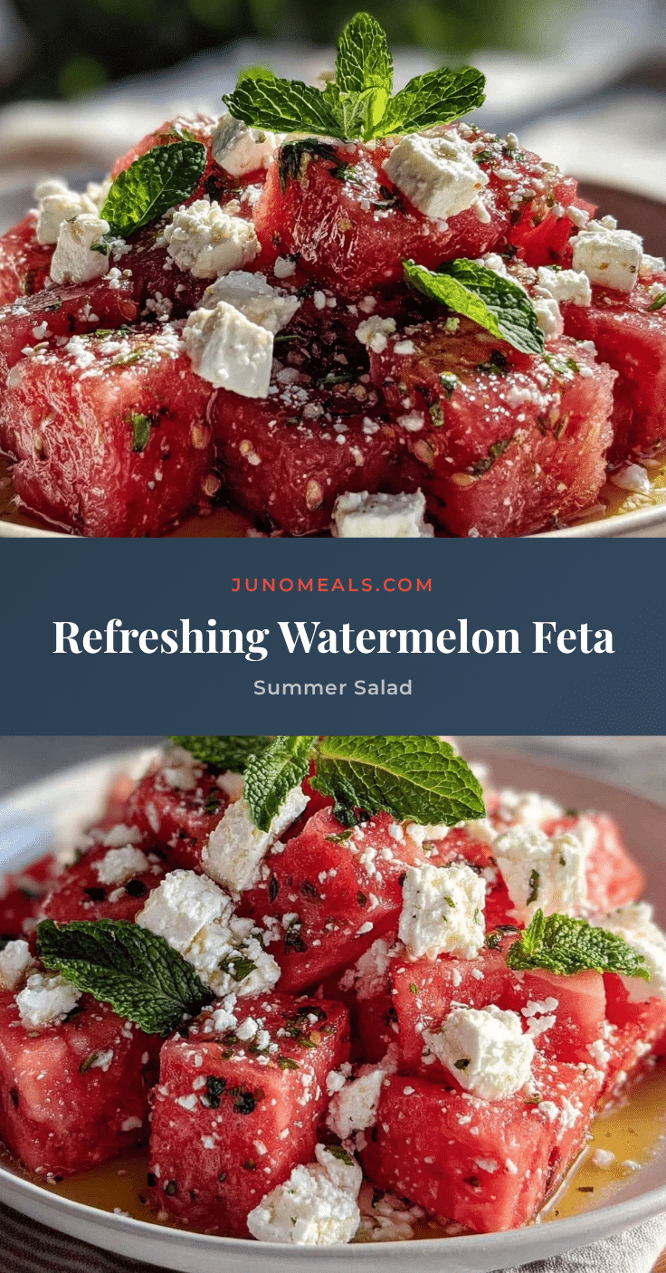 fresh watermelon feta salad recipe