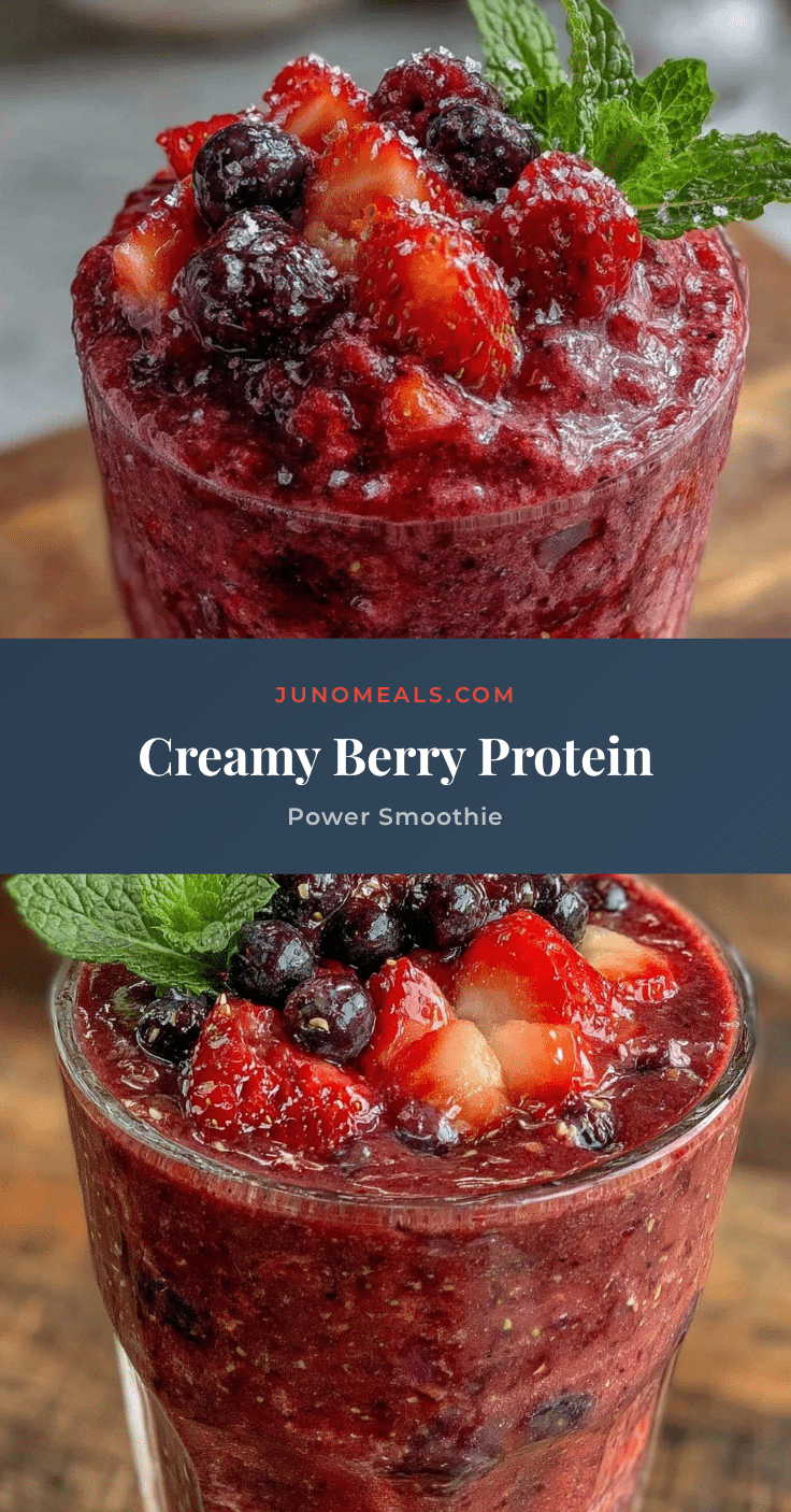 Healthy Berry Protein Smoothie recipe