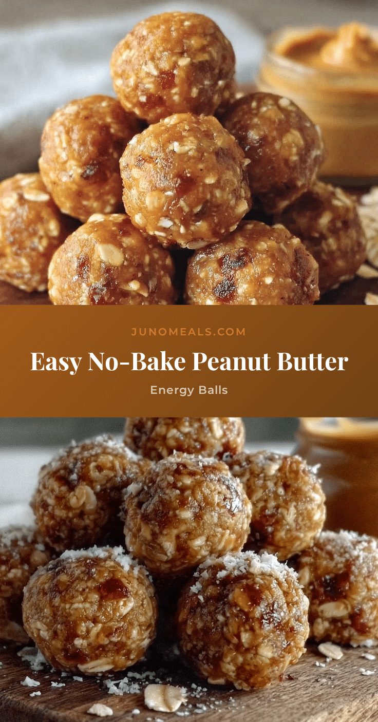 no bake peanut butter energy balls recipe