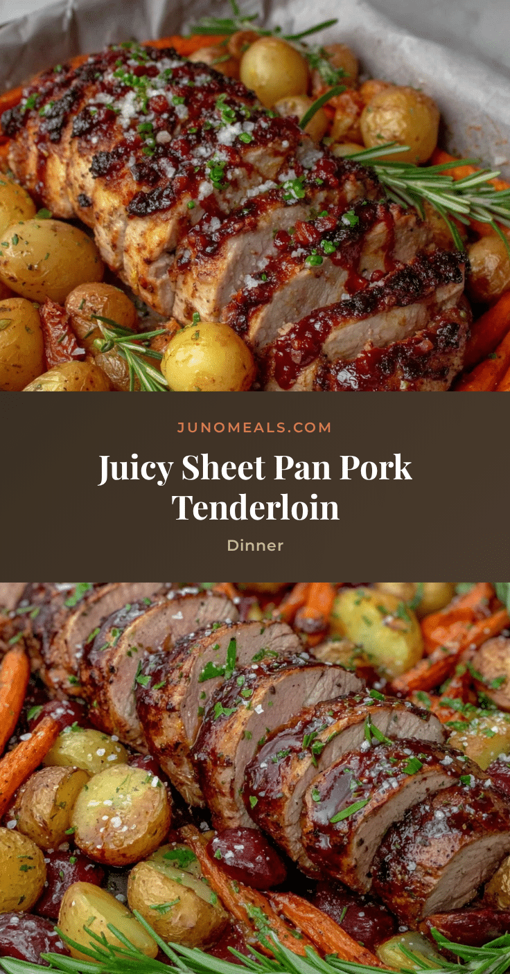 sheet pan pork tenderloin dinner recipe