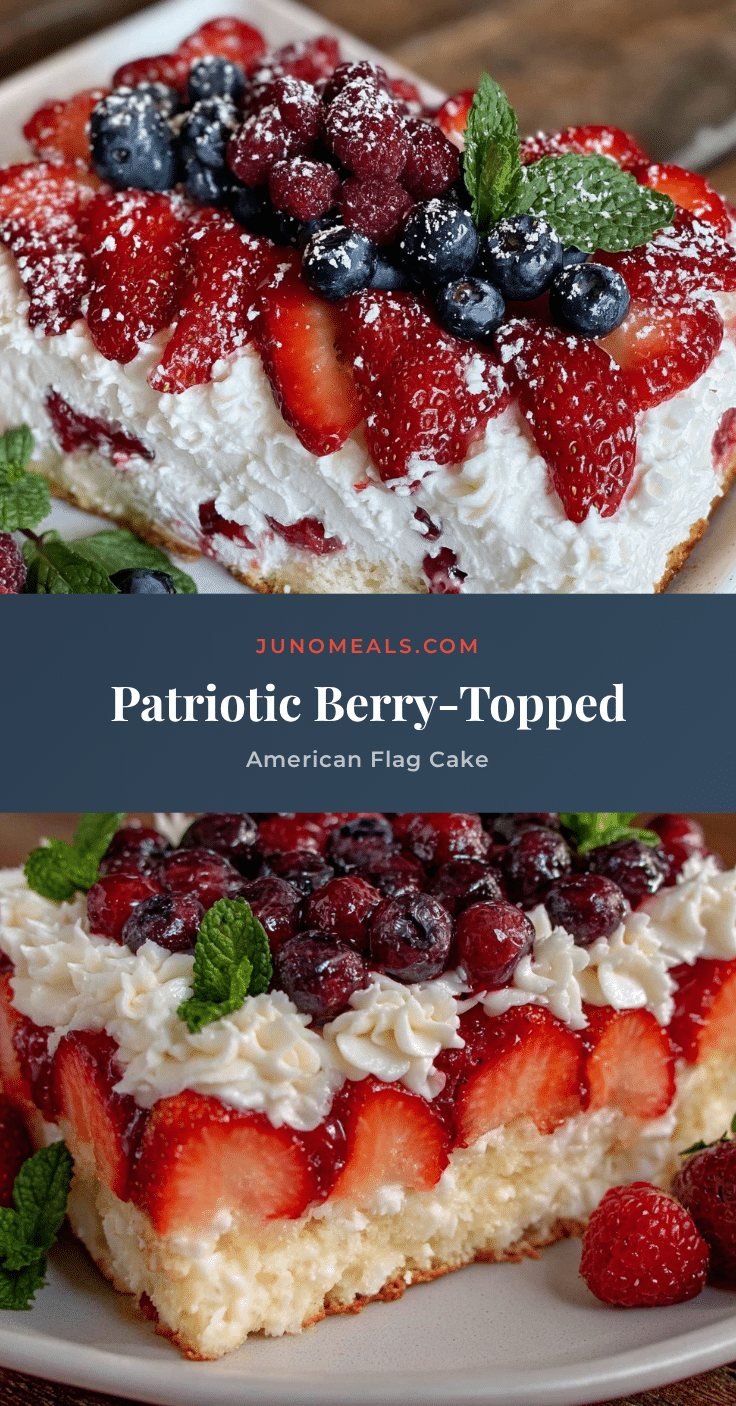 American Flag Cake Recipe recipe