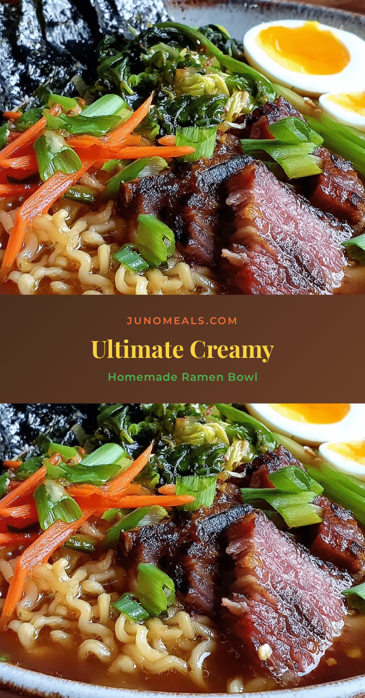 creamy homemade ramen recipe