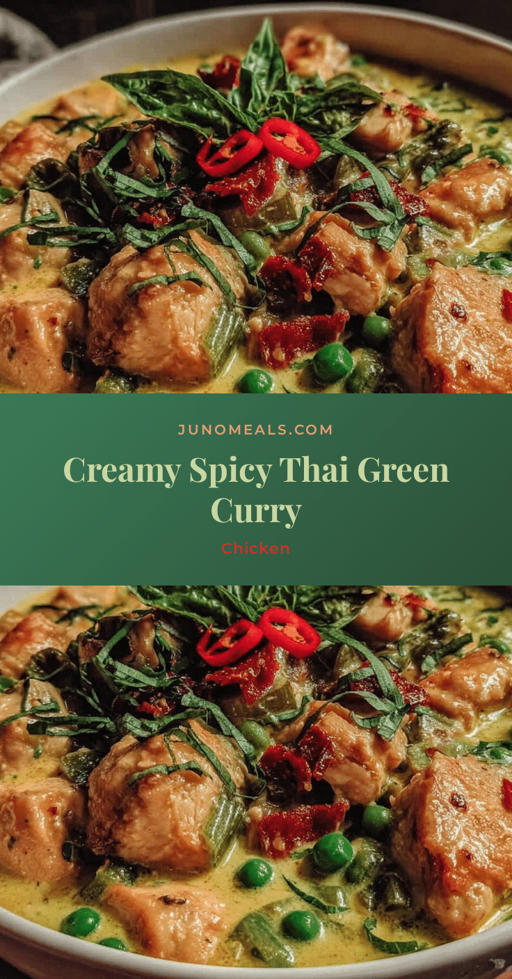 Creamy Thai Green Curry with Chicken recipe