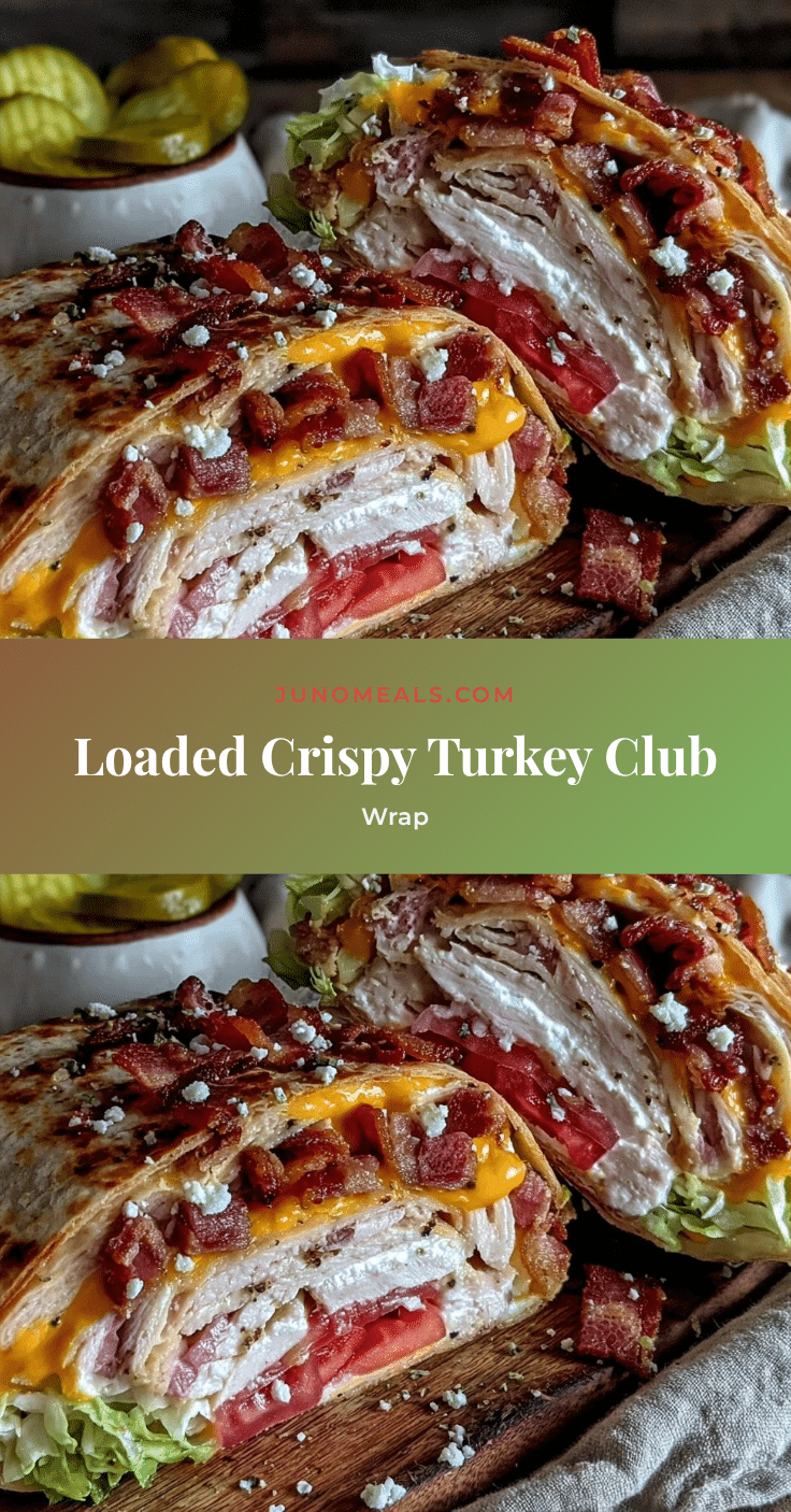 crispy loaded turkey club wrap recipe