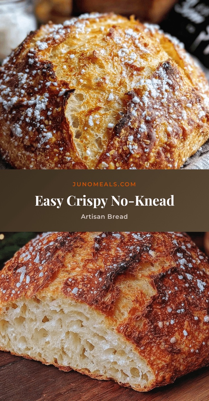 crispy no-knead artisan bread recipe recipe