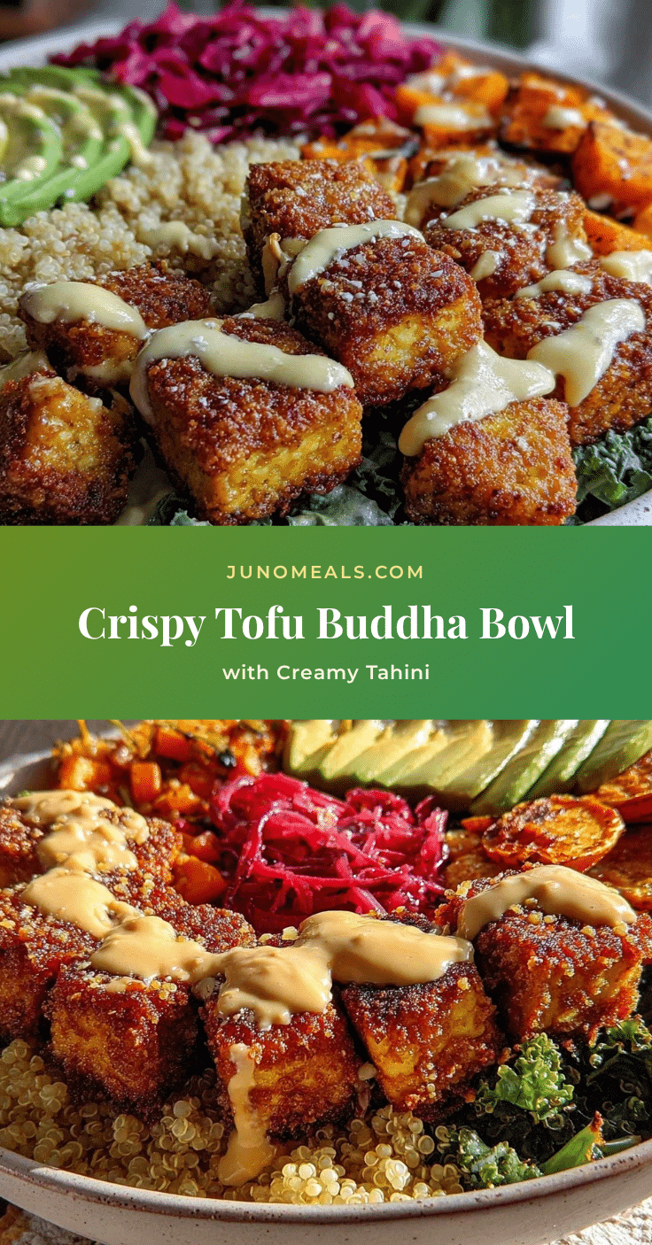 crispy tofu buddha bowl recipe