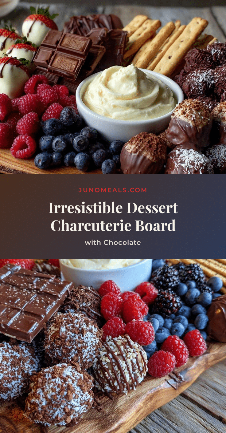 dessert charcuterie board with chocolate recipe
