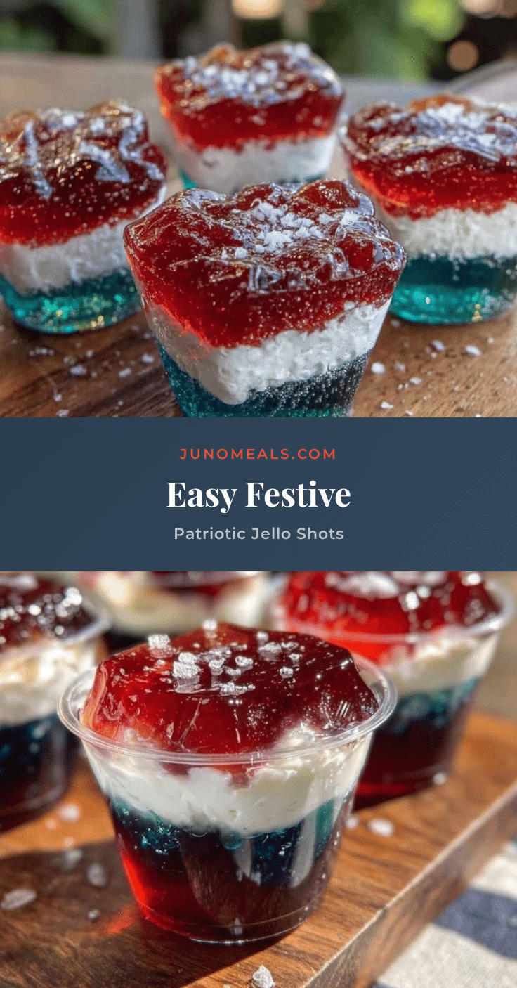Easy Patriotic Jello Shots recipe