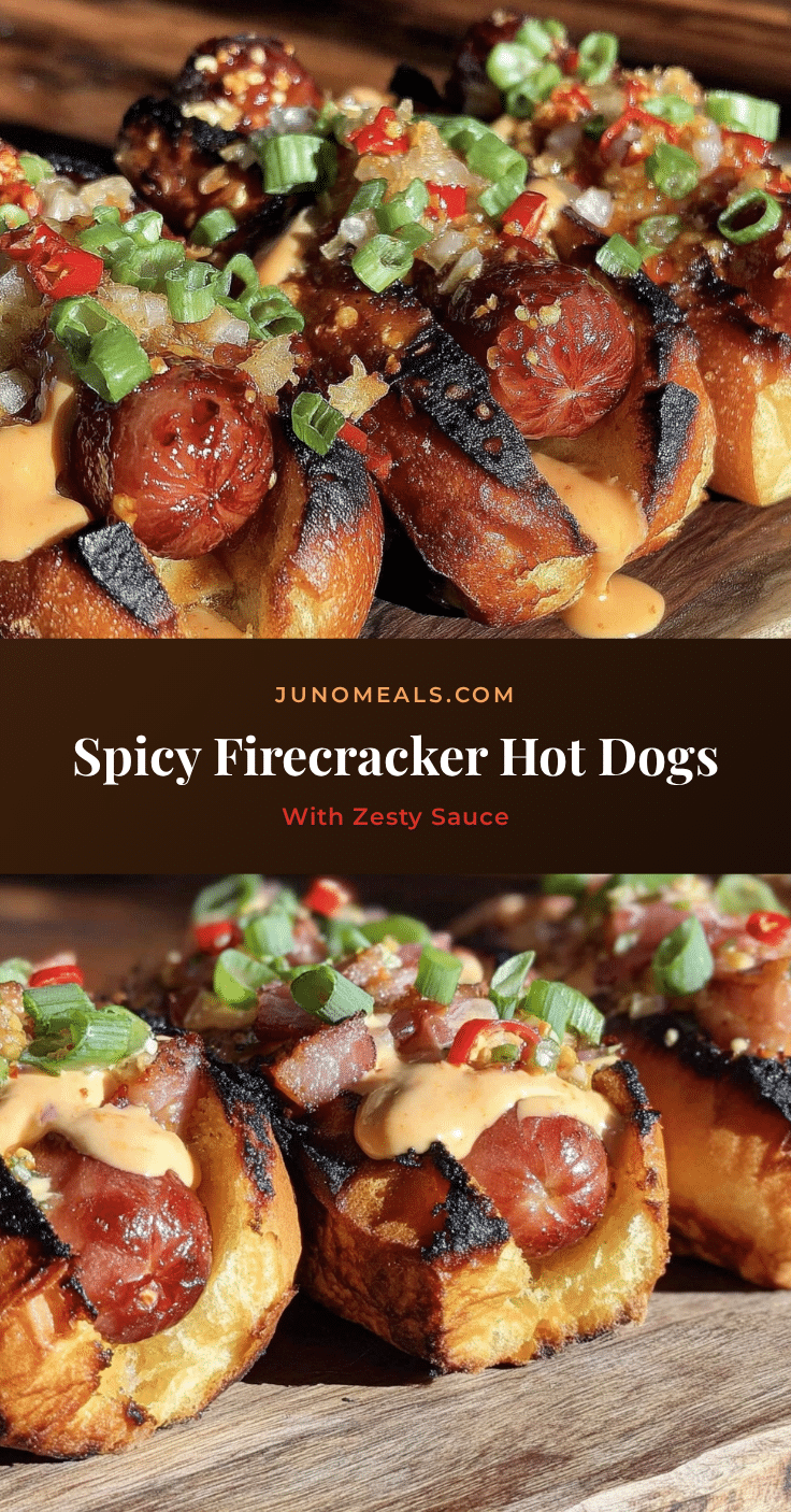 Flavorful Firecracker Hot Dogs recipe