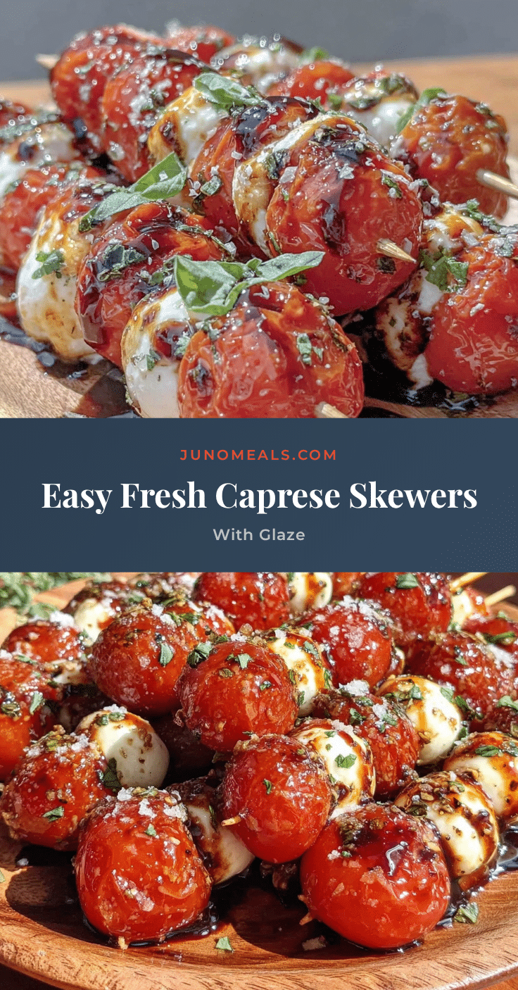 fresh caprese skewers recipe