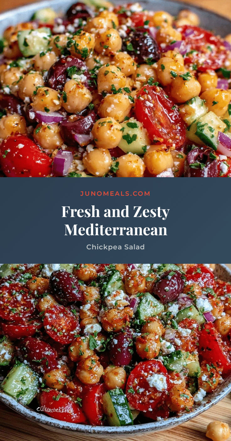 fresh mediterranean chickpea salad recipe