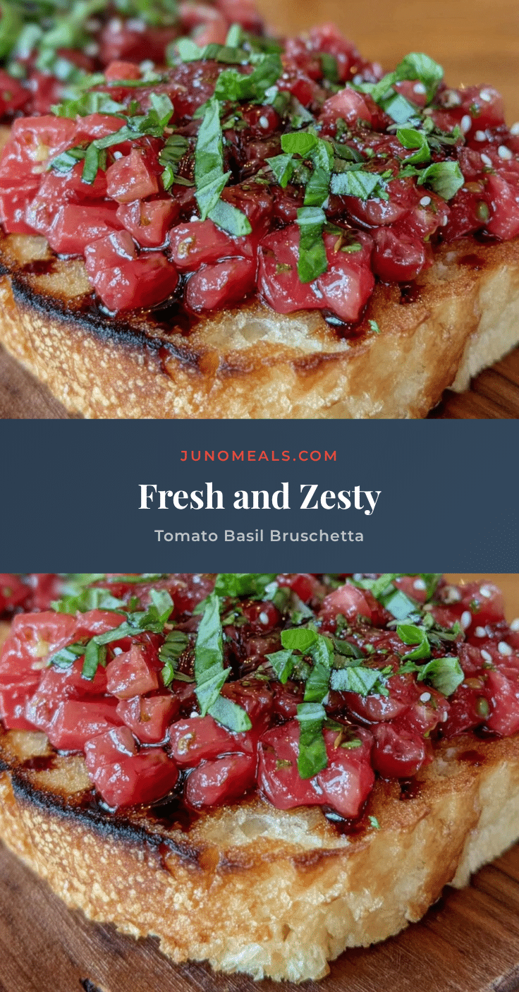 fresh tomato basil bruschetta recipe