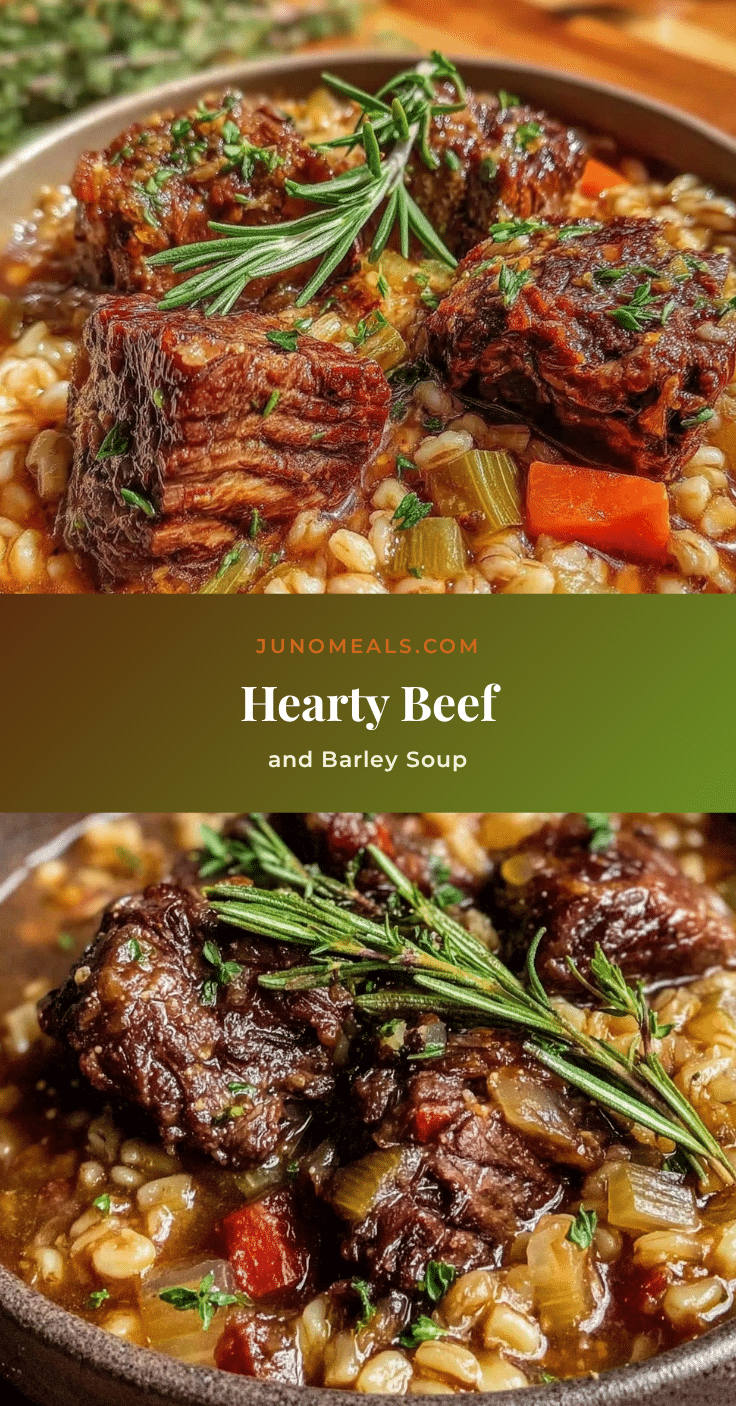 hearty beef and barley soup recipe
