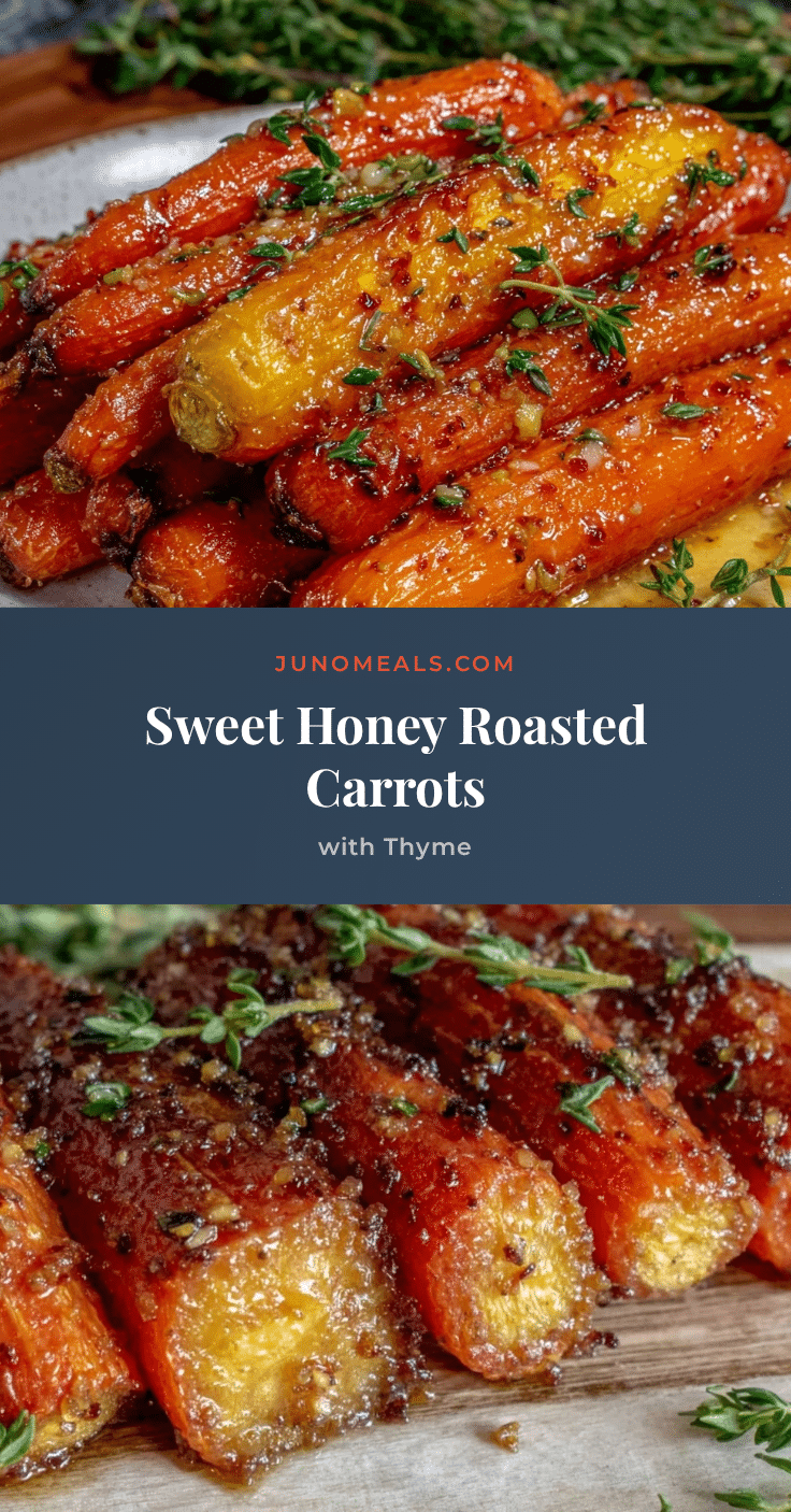 honey roasted carrots with thyme recipe