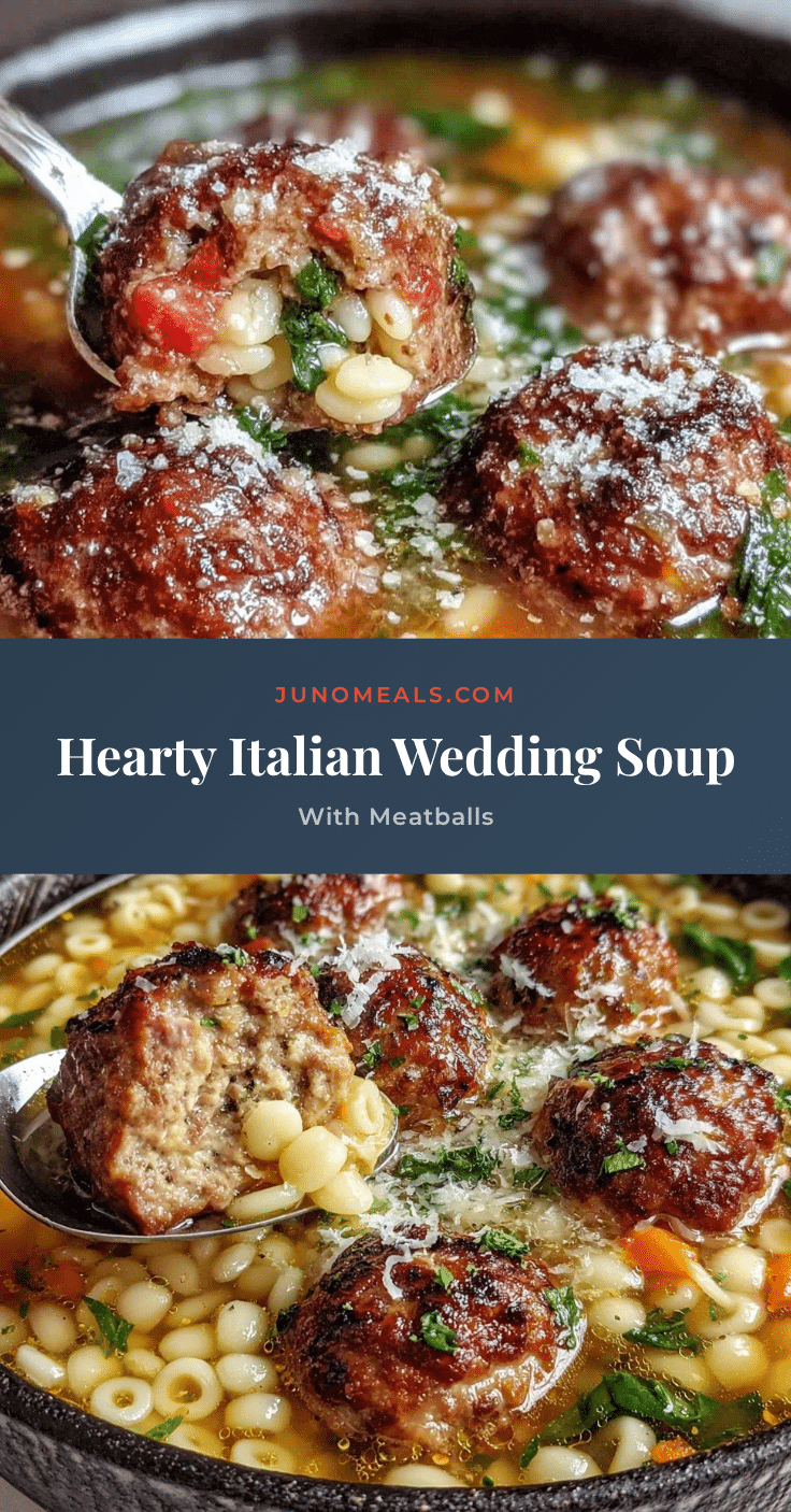 Italian wedding soup with meatballs recipe