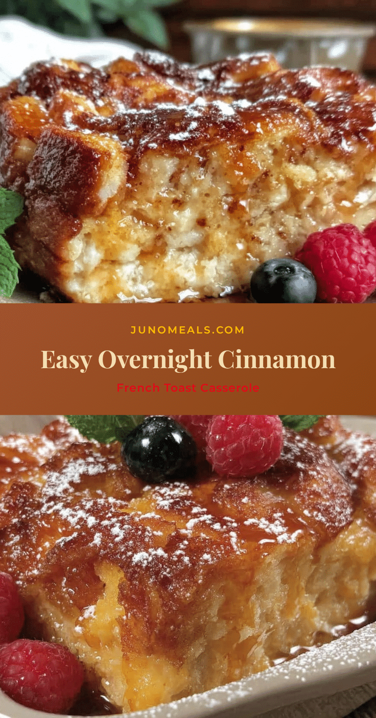 overnight cinnamon french toast casserole recipe