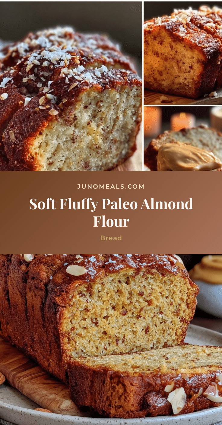 soft fluffy paleo almond flour bread recipe
