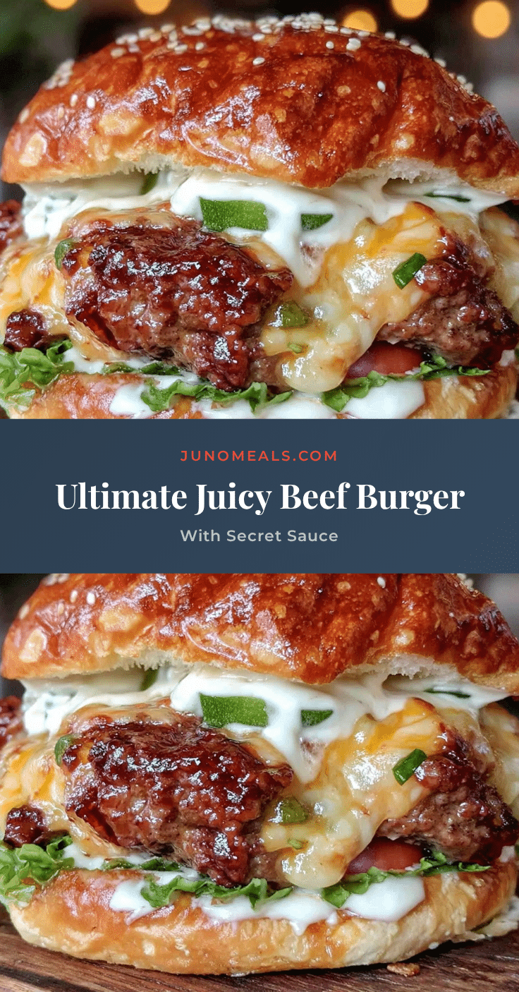 ultimate beef burger recipe