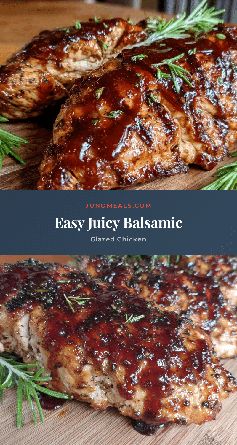 balsamic glazed chicken breasts recipe