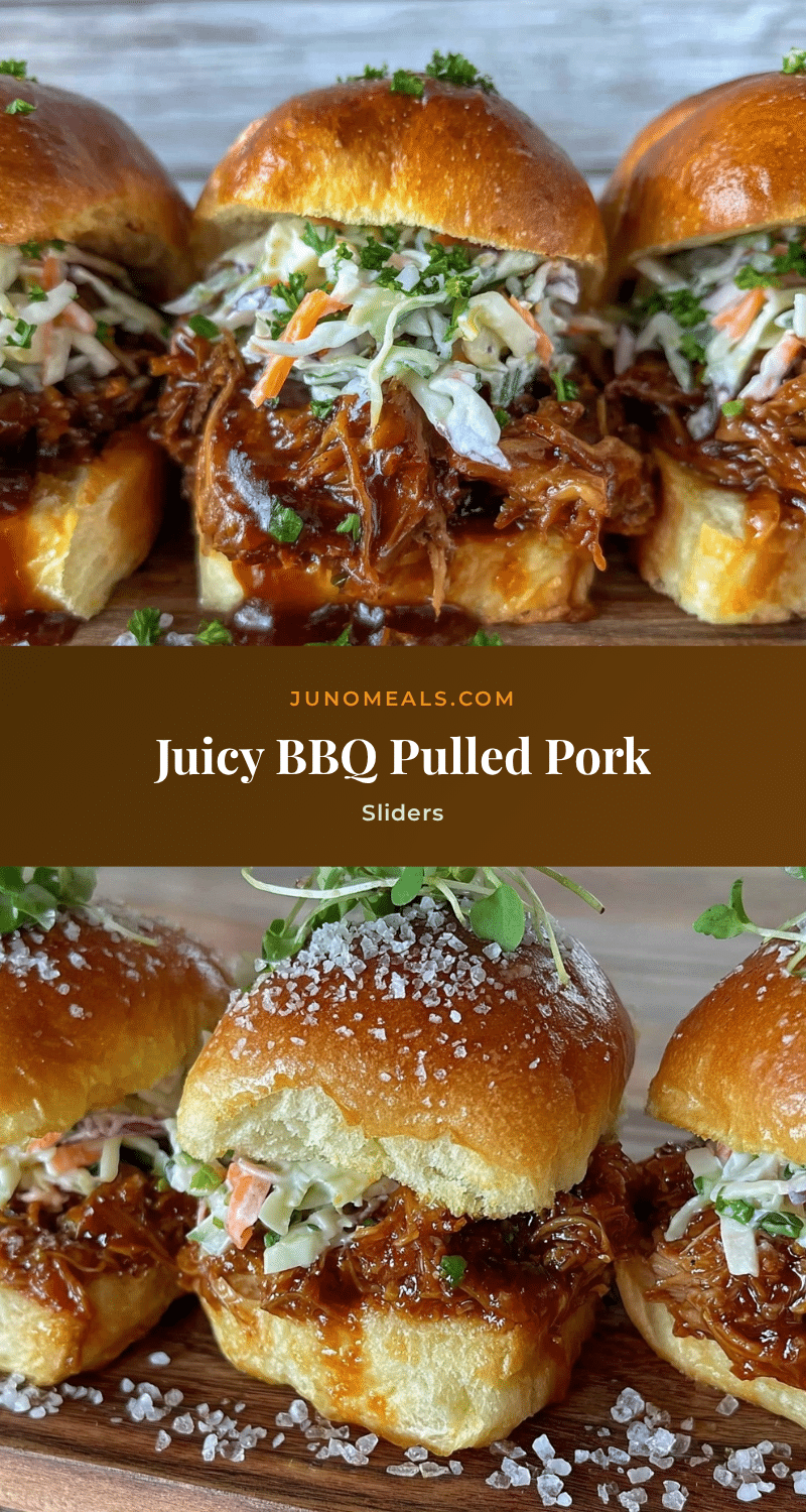 BBQ pulled pork sliders recipe