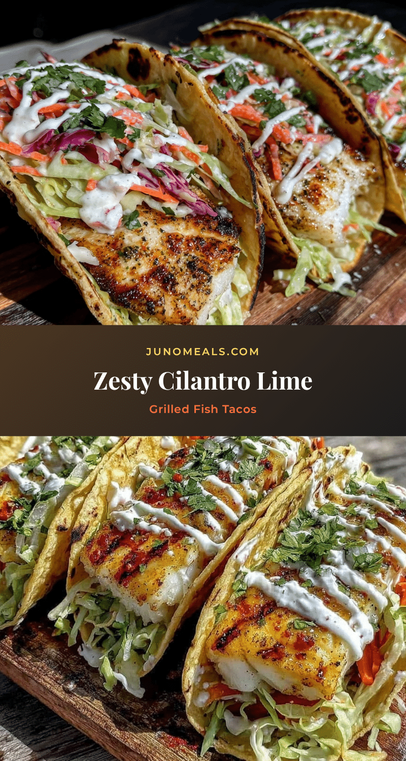 cilantro lime grilled fish tacos recipe