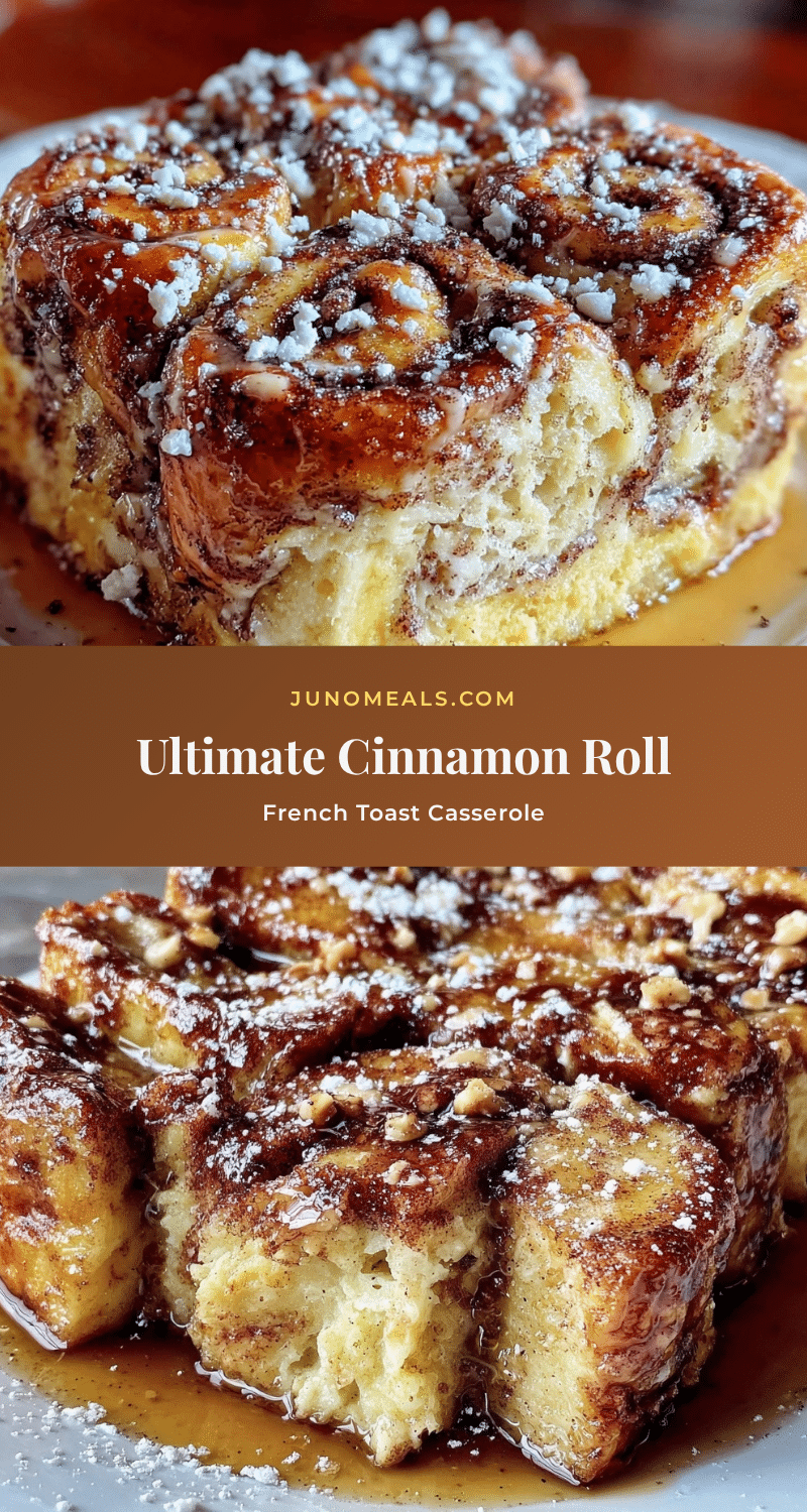 cinnamon roll french toast casserole recipe
