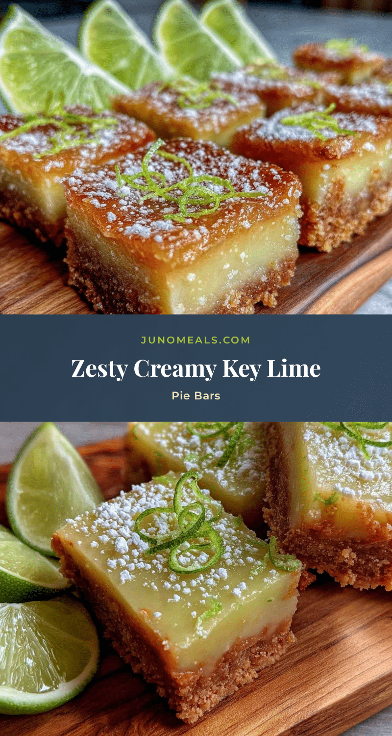 creamy key lime pie bars recipe