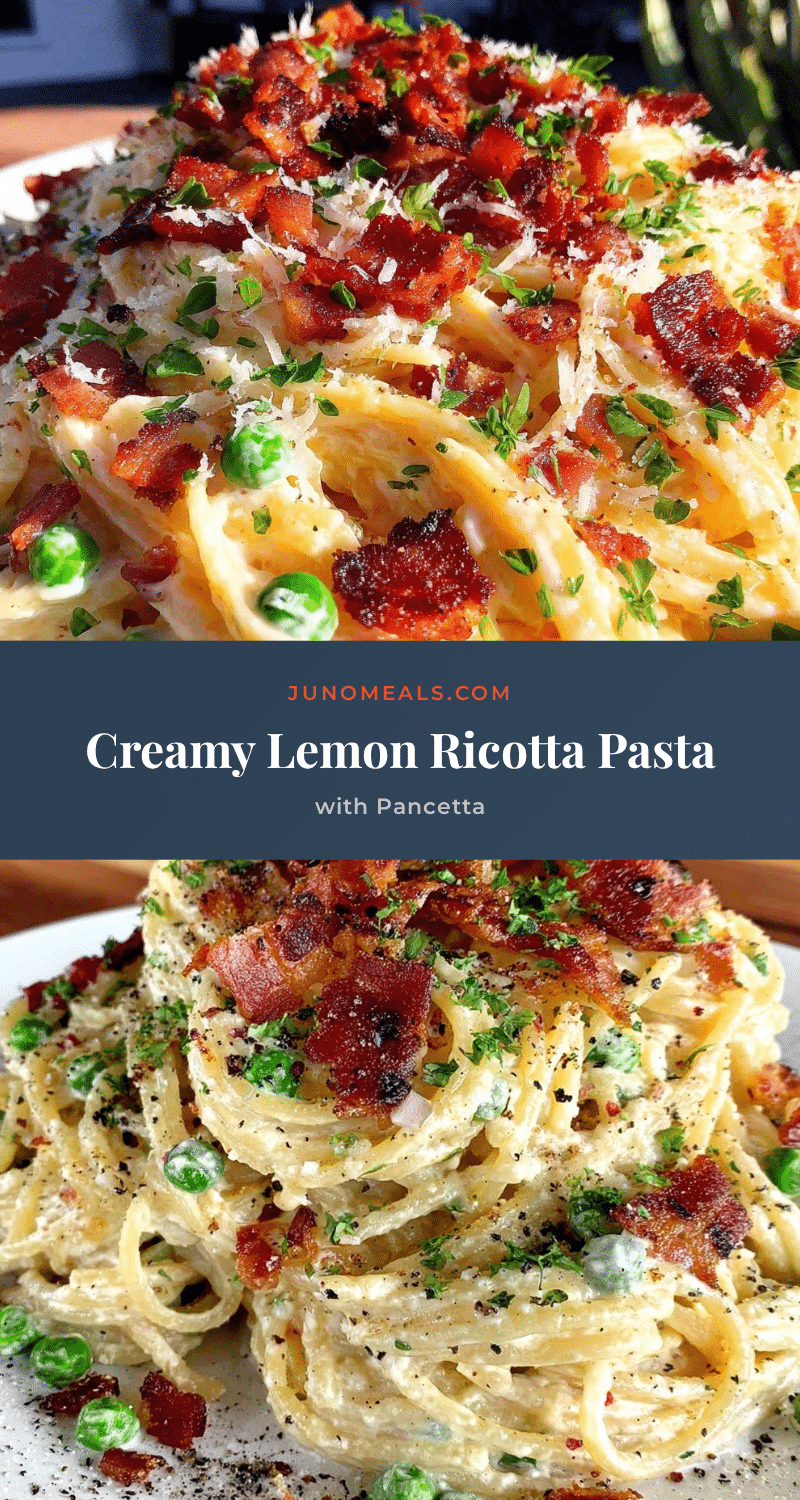 creamy lemon ricotta pasta recipe