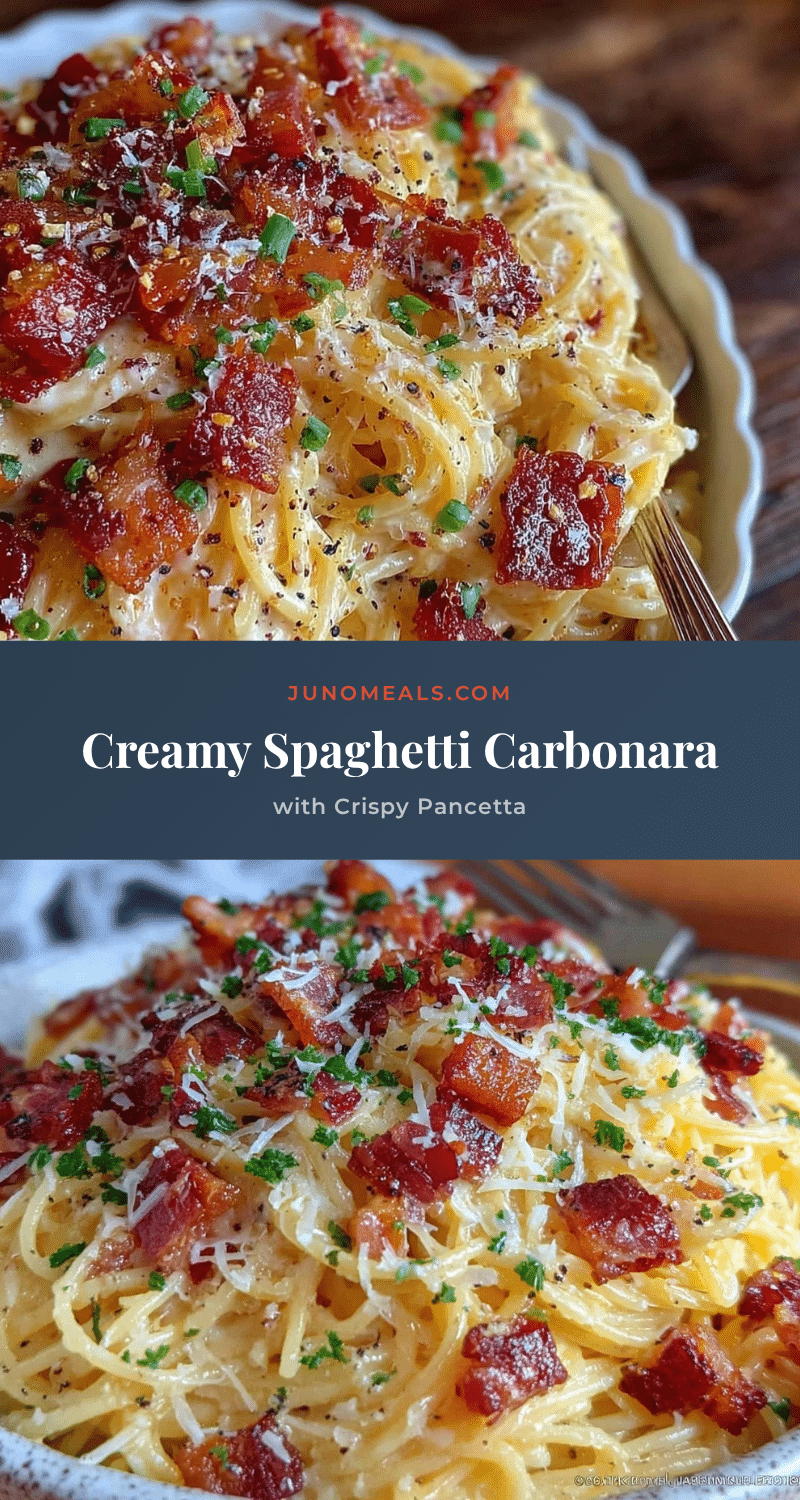creamy spaghetti carbonara recipe