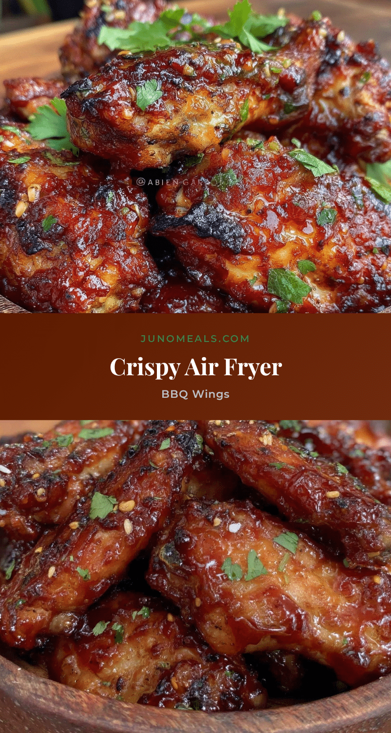crispy air fryer bbq chicken wings recipe