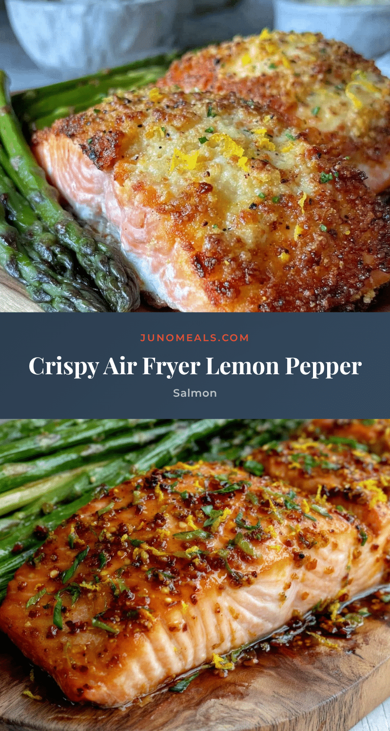 crispy air fryer lemon pepper salmon recipe