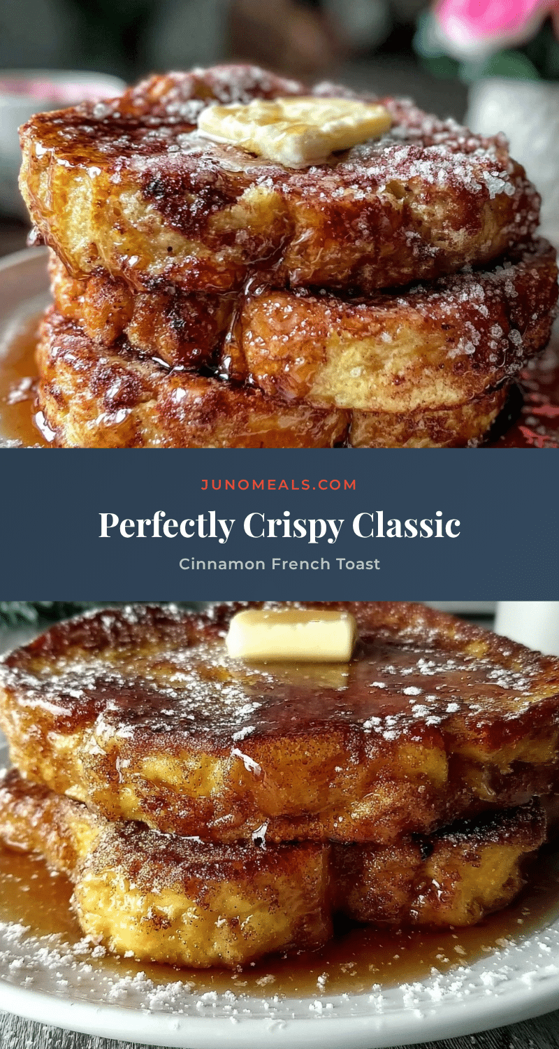 crispy classic french toast with cinnamon recipe