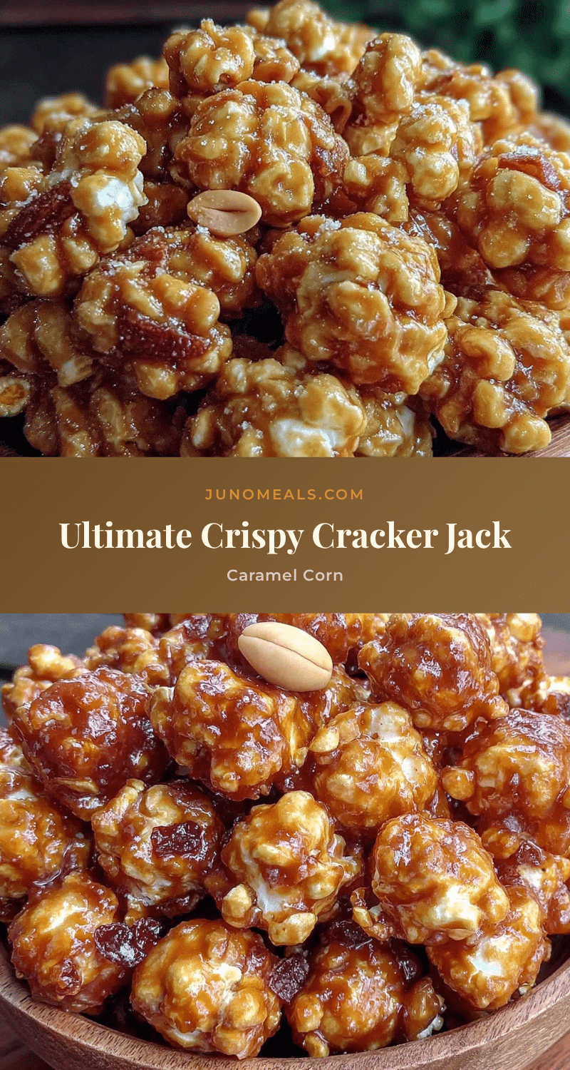 crispy Cracker Jack caramel corn recipe recipe