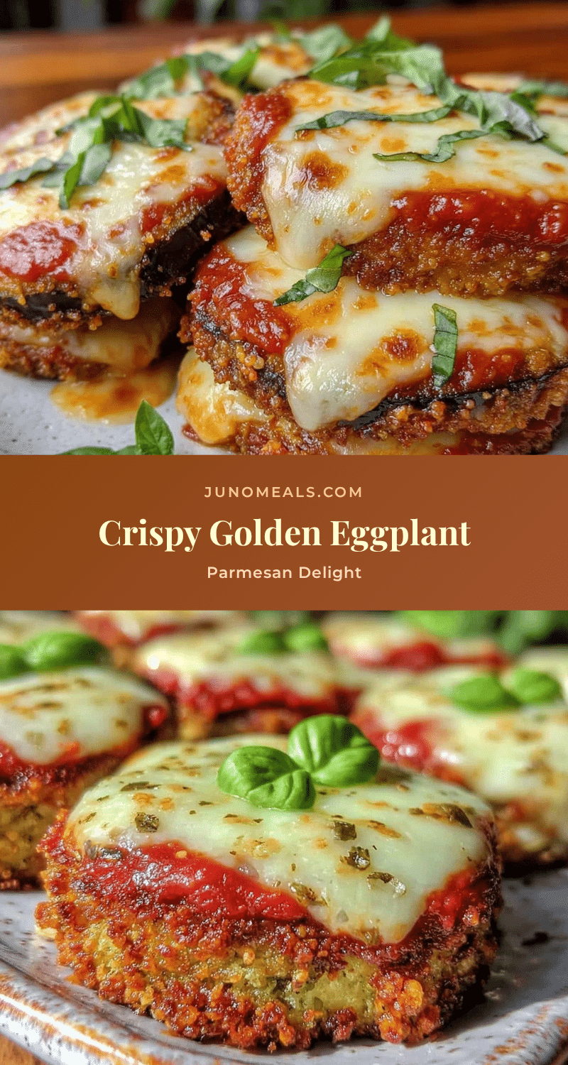 Crispy Eggplant Parmesan recipe