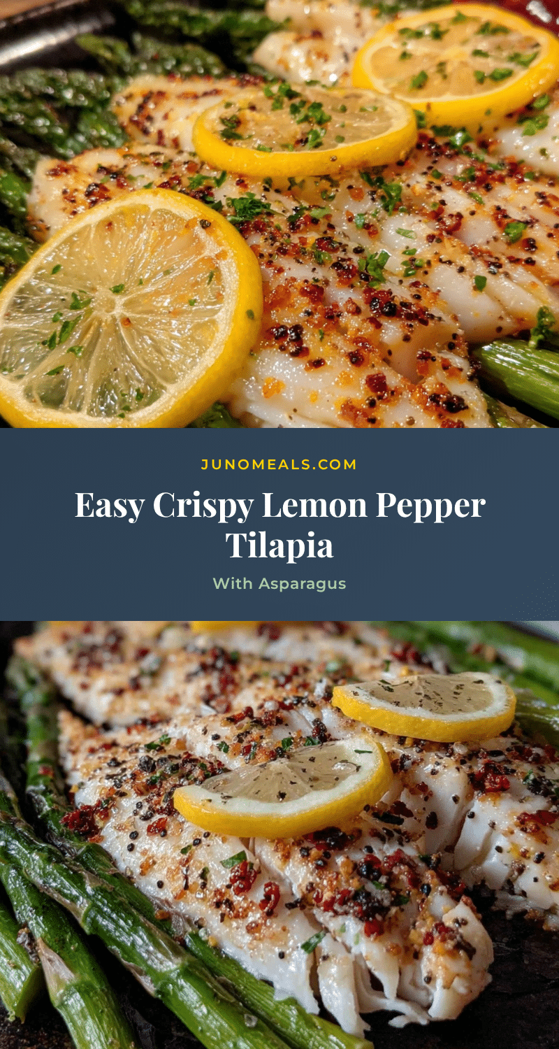 crispy sheet pan lemon pepper tilapia recipe