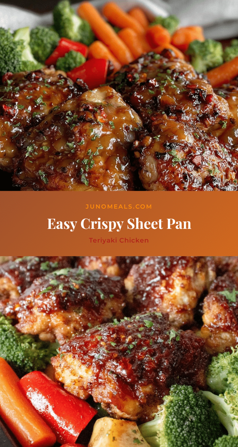 crispy sheet pan teriyaki chicken recipe
