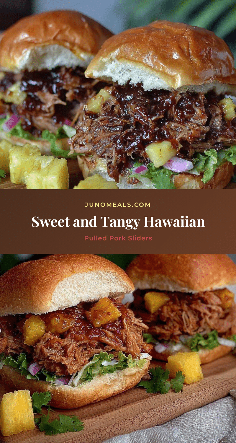 crockpot Hawaiian pulled pork sliders recipe